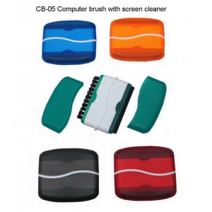 Computer Brush with Screen Cleaner